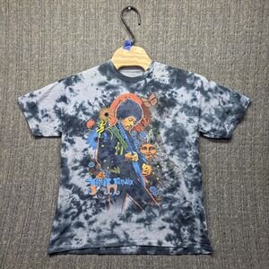 Jimi Hendrix Tie Dye T-Shirt Men's Large Psychedelic Rock Band Graphic Tee
